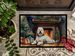 Old English Sheepdog Cozy Christmas Doormat Front Door Mat Indoor Outdoor Rugs For Entryway, Non Slip Washable Low Pile, 24H X 36W_maomaolike.com
