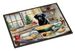 Labrador Retriever Christmas Cookies Doormat Front Door Mat Indoor Outdoor Rugs For Entryway, Non Slip Washable Low Pile, 24H X 36W_maomaolike.com