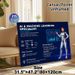 AI & Machine Learning Specialist Painting Poster, Sleek Futuristic Tech Infographic Poster, Informative Career Overview Suitable For Office, Tech_maomaolike.com