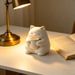 Compact Cat Figurine Statue Drinking Shape, Household Decor Ornament For Desk, Bookshelf, Office And Living Room Display
_maomaolike.com
