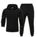 Men's Clothing men's casual sports fitness solid color sweatshirt suit hooded sweatshirt_maomaolike.com