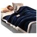Thick Coral Fleece Quilted Blanket, Winter Warm Sofa Nap Office Dormitory Single Small Bed Cover_maomaolike.com