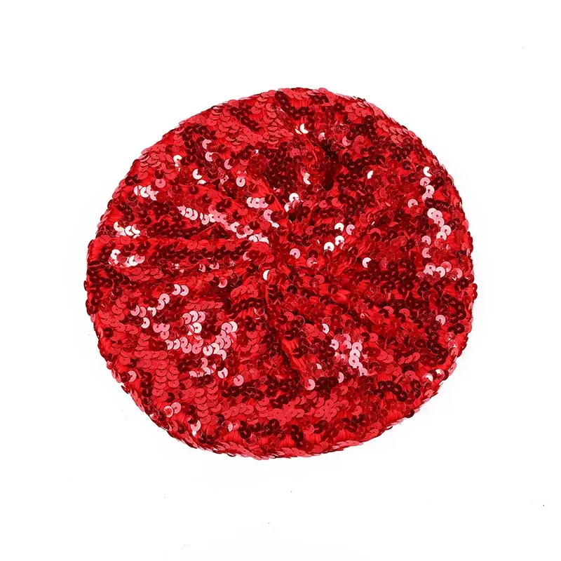 Hot Sale Sequin Beret Hats Ladies Magical Color Changing Stage Performance Cap Girl Glitter Hat_maomaolike.com