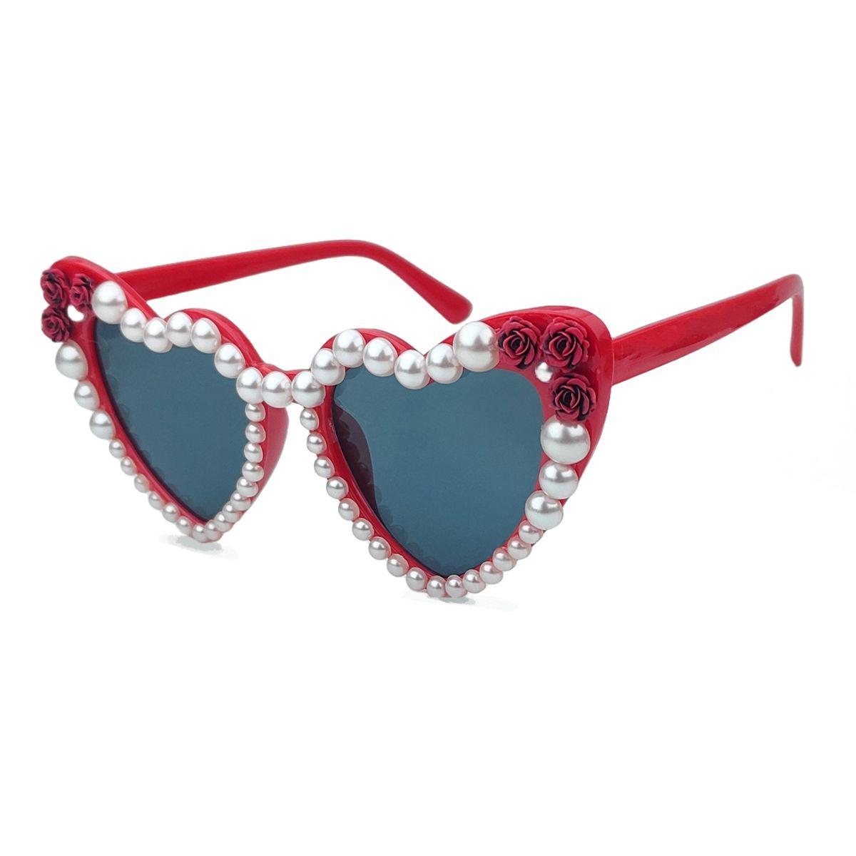 Unisex Fashion Round Diamond Studded Sunglasses Sun Protection Sunglasses Outdoor Rhinestone Glasses_maomaolike.com
