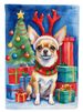 Chihuahua Christmas Reindeer Garden Flag Mailbox Flag Decorative Yard Flag Banner Outside Patio Artwork Yard Flower Beds, Garden Size, Multicolor_maomaolike.com