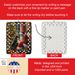Gordon Setter And Santa Claus Porcelain Ornament Christmas Tree Hanging Decorations For Home Christmas Holiday, Rectangle, Gift, Multicolor_maomaolike.com
