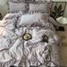 Wholesale INS Korean Summer Washed Tencel Four-Piece Princess Style Ruched Lace Solid Color Ice Silk Cool Feel 4-Piece Set_maomaolike.com
