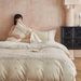 Nordic Vintage Boho Class A Winter French Embroidery Milk Bedding Four-Piece Set, Luxurious Plush Duvet Cover And Coral_maomaolike.com