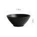 Matte Ceramic Conical Trumpet Large Soup Japanese Rice Salad Snail Instant Noodle Bowl_maomaolike.com