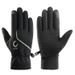 Warm gloves for men and women cycling, splash proof, windproof, non slip, plus velvet, touch screen, mountaineering, outdoor sports, cotton gloves_maomaolike.com