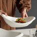 2022 New White Irregular High-End Oval Dish Home Use, Creative Dining Plate For Hotel Restaurant Tableware_maomaolike.com