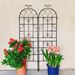 4 Pack Metal Garden Trellis 71" X 19.7" Rustproof Trellis For Climbing Plants Outdoor Flower Support_maomaolike.com