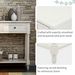 Daisy Series Console Table Traditional Design With Two Drawers And Bottom Shelf_maomaolike.com