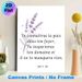 Lavender & French Bible Verse Painting Poster, Soft Watercolor Floral Poster, Serene Inspirational Scripture Art Ideal For Living Room, Bedroom Wall_maomaolike.com