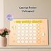Potty Training Reward Chart Painting Poster, Cute Cartoon Style Poster, Features Blank Circles And Stars To Track Potty Training Progress, Suitable_maomaolike.com