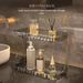 Light Luxury Rack Washstand Cosmetic Organizer Desktop Bathroom Skincare Storage Shelf_maomaolike.com