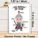 The Armor Of God Painting Poster, Cute Cartoon Warrior With Faith-themed Annotations Poster, Inspirational Religious Decor Ideal For Church, Study_maomaolike.com