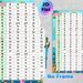 Spanish Phonics Chart Painting Poster, Colorful Cartoon Animal & Underwater Scene Poster, Practical For Spanish Pronunciation Learning, Ideal For_maomaolike.com