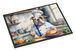American Bulldog The Chef Doormat Front Door Mat Indoor Outdoor Rugs For Entryway, Non Slip Washable Low Pile, 24H X 36W_maomaolike.com