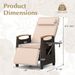 Patio Wicker Recliner Chair With Adjustable Backrest And Footrest_maomaolike.com
