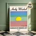 Sunset Themed Painting Poster, Soft Layered Color-blocked Modern Art Poster, Stylish Artistic Decor Suitable For Living Room, Studio And Home Display_maomaolike.com