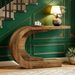 Console Table, C-Shaped Modern Accent Table Hallway Table_maomaolike.com