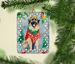 Leonberger Christmas Porcelain Ornament Christmas Tree Hanging Decorations For Home Christmas Holiday, Rectangle, Gift, Multicolor_maomaolike.com