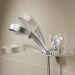 Bathroom Shower Bracket Non-punching Suction Cup Storage Rack Base Toilet Nozzle Fixing Seat_maomaolike.com