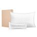 Bed Pillow For Sleeping, Queen Size Luxury Quality Hotel Pillow With Memory Foam Fill, Supportive & Adjustable, Includes Natural Firber Pillowcase, Bedding For Back, Stomach And Side Sleepers_maomaolike.com