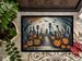 Cat Cemetery Spooky Halloween Doormat Front Door Mat Indoor Outdoor Rugs For Entryway, Non Slip Washable Low Pile, 24H X 36W_maomaolike.com