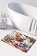 Chocolate Poodle The Chef Memory Foam Kitchen Mat Machine Washable Anti-Fatigue Mat Cushion Comfort Bath Mat Or Kitchen Rug_maomaolike.com
