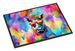 Hippie Animal Rhinoceros Doormat Front Door Mat Indoor Outdoor Rugs For Entryway, Non Slip Washable Low Pile, 24H X 36W_maomaolike.com