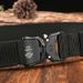 HOT New Tactical Military high quality Nylon men's training belt metal multifunctional buckle outdoor sports hook new_maomaolike.com