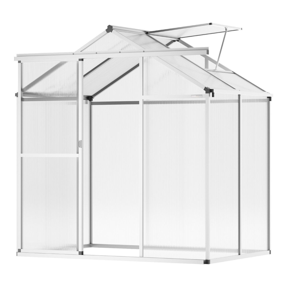 Polycarbonate Greenhouse 6 X 4 Ft Outdoor Walk-in Greenhouse For Garden_maomaolike.com