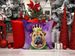 Shar Pei King Of Mardi Gras Throw Pillow Machine Washable, Indoor Outdoor Decorative Pillow For Couch, Bed Or Patio, 18Hx18W_maomaolike.com