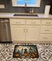La Llorona Skeleton Spooky Halloween Memory Foam Kitchen Mat Machine Washable Anti-Fatigue Mat Cushion Comfort Bath Mat Or Kitchen Rug_maomaolike.com