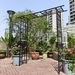 Metal Garden Arch With Adjustable Width W42.52''~W78.15'' Climbing Plants Support Rose Arch Outdoor Black_maomaolike.com