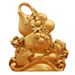 Gold-plated Fortune Gourd For Prosperity, Office Entrance, Wine Cabinet, Home Feng Shui Ornament, Metal Craft_maomaolike.com