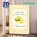 Lemon Themed Inspirational Quote Painting Poster, Soft Watercolor Lemon & Typography Poster, Warm Uplifting Decor Piece Suitable For Kitchen, Dining_maomaolike.com