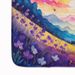 Violets In Color Memory Foam Kitchen Mat Machine Washable Anti-Fatigue Mat Cushion Comfort Bath Mat Or Kitchen Rug_maomaolike.com