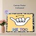 Me Too Gesture Painting Poster, Cute Minimalist Line Art Poster, Vibrant Playful Typography Design, Ideal For Bedroom, Living Room Or Dorm_maomaolike.com
