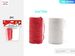Christmas Decoration New Trend: Red And White Lala Paper Roll 24PC_maomaolike.com
