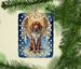 Redbone Coonhound My Angel Porcelain Ornament Christmas Tree Hanging Decorations For Home Christmas Holiday, Rectangle, Gift, Multicolor_maomaolike.com