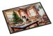 Border Collie Christmas Cookies Doormat Front Door Mat Indoor Outdoor Rugs For Entryway, Non Slip Washable Low Pile, 24H X 36W_maomaolike.com