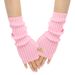 Unisex Medium long wool gloves Warm gloves Anime dress gloves Knit fingerless warm gloves_maomaolike.com