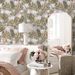 Soft Pink Floral Wallpaper – Peel & Stick Removable Waterproof Wall Decor For Bedroom Living Room_maomaolike.com