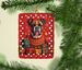 Fawn Boxer Holiday Christmas Porcelain Ornament Christmas Tree Hanging Decorations For Home Christmas Holiday, Rectangle, Gift, Multicolor_maomaolike.com