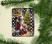 Westie And Santa Claus Porcelain Ornament Christmas Tree Hanging Decorations For Home Christmas Holiday, Rectangle, Gift, Multicolor_maomaolike.com