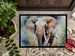 Elephant Doormat Front Door Mat Indoor Outdoor Rugs For Entryway, Non Slip Washable Low Pile, 24H X 36W_maomaolike.com