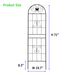 4 Pack Metal Garden Trellis 71" X 19.7" Rustproof Trellis For Climbing Plants Outdoor Flower Support Black_maomaolike.com